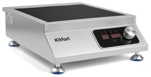 Изображение товара Электрическая индукционная плита Kitfort КТ-143 серебристая компактная