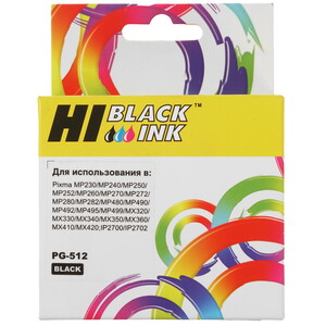 КартриджHi-BlackHB-PG-512черный