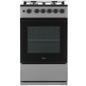Изображение товара Газовая плита Midea MFO-M4G20T0E(SL) серый с духовкой 62 л газ-контроль