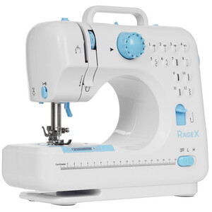 Изображение товара Швейная машина RAGEX R1102-100 с функциями оверлочивания и потайных швов