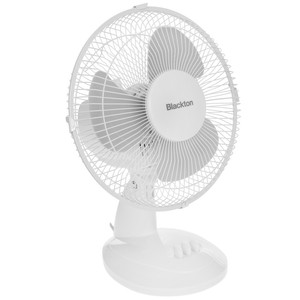 Изображение товара Настольный вентилятор Blackton Bt F1117 30 Вт, белый, компактный и безопасный