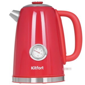 Изображение товара Электрочайник Kitfort КТ-6665 красный 1.7 л автоматическое отключение