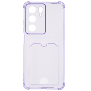 Изображение товара Накладка Zibelino для realme C75 с карманом сиреневая