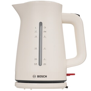Изображение товара Электрочайник Bosch TWK3M127 бежевый 1.7 л мощность 2400 Вт с автоматическим отключением