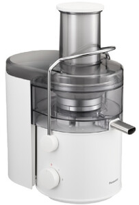 Изображение товара Panasonic MJ-CB100WTQ: мощная соковыжималка 1000 Вт, 2 скорости, белый