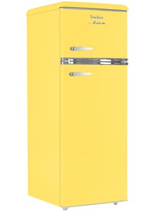 Изображение товара Tesler RT-215: желтый холодильник с морозильником, 213 л