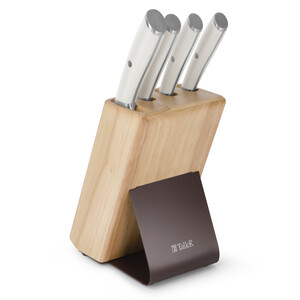 Изображение товара Набор ножей TalleR TR-22015 4 шт с подставкой из гевеи для универсальной нарезки
