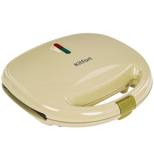 Изображение товара Вафельница Kitfort КТ-3648 бежевый пластиковый корпус 750 Вт