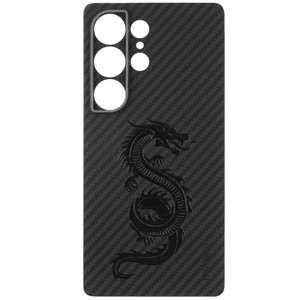 Изображение товара Накладка Zibelino Kondijan Carbon MAGSAFE для Samsung Galaxy S25 Ultra черный