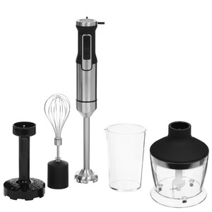 Изображение товара Погружной блендер Reoka RKHB-1505 1500 Вт 20 скоростей черный + насадки