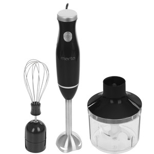 Изображение товара Погружной блендер MARTA MT-1571 черный 900 Вт с насадками и измельчителем