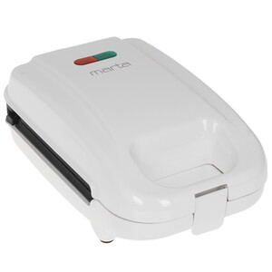 Изображение товара Вафельница Marta MT-SM1737A белая для венских вафель, антипригарное покрытие