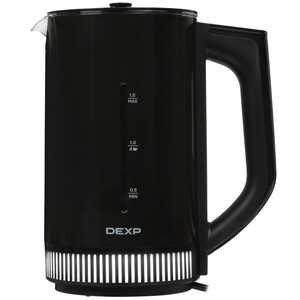 Изображение товара DEXP DK-8815E — электрочайник 1,5 л, 2000 Вт, черный