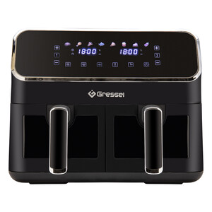 Изображение товара Аэрогриль Gressel GAF-1825 2700 Вт двухчашевый с сенсорным управлением