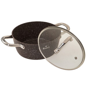 Изображение товара Кастрюля Rashel Premium Титан&Гранит R-26624 2.4 л 20 см коричневый