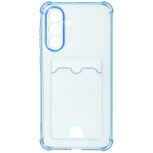 Изображение товара Накладка Zibelino Silicone Card Holder для Samsung Galaxy A56 голубая