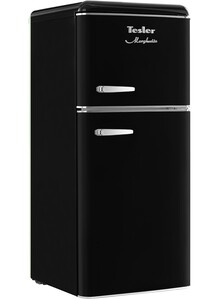 Изображение товара Tesler RT-152: компактный холодильник 2 камеры, черный