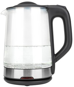 Изображение товара Электрочайник EVOLUTION KG17182 1,7 л черный стеклянный для дома и офиса