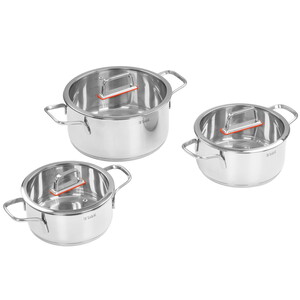 Изображение товара Набор кастрюль TalleR Тенденси TR-17270 из нержавеющей стали
