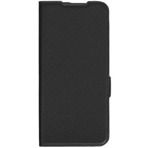 Изображение товара Чехол-книжка DF Flip Case для POCO M6 Xiaomi Redmi 13 из искусственной кожи и ТПУ черный
