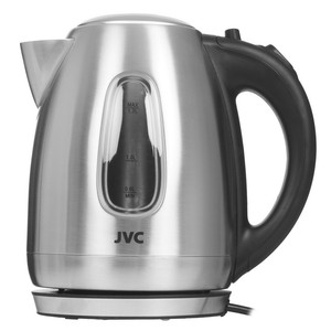 Изображение товара Электрочайник JVC JK-KE1723 серебристый мощностью 2200 Вт 1.7 л с автоматическим отключением