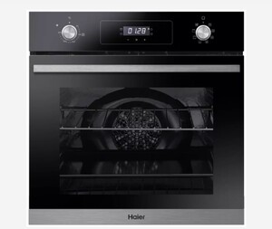 Изображение товара Электрический духовой шкаф Haier HOD-P08TGBX черный, 70 л, 8 режимов