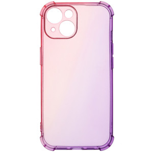 Изображение товара Накладка  BROSCORP для Apple iPhone 15 фиолетовый/прозрачный, розовый