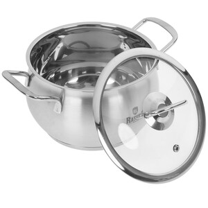 Изображение товара Кастрюля Rashel Амалия R-20s 2 л, нержавеющая сталь, индукция