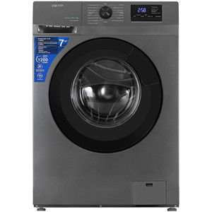 Изображение товара Стиральная машина DEXP WM-F712DHE/GBSu 7 кг современная с функциями пара