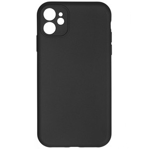 Изображение товара Накладка BoraSCO Silicone Case для Apple iPhone 11 черный мягкий силикон