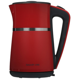 Изображение товара Электрочайник Galaxy LINE GL 0339 красный, 1.7 л, 2200 Вт