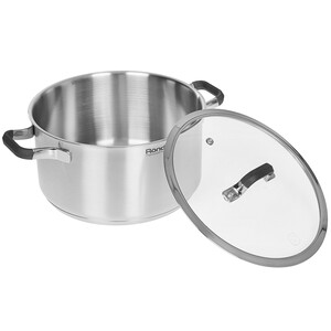 Изображение товара Кастрюля Rondell Stolz RDS-1754 5.2 л нержавеющая сталь с тройным дном