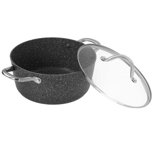 Изображение товара Кастрюля Rashel Premium Титан&Гранит R-28840 4 л 24 см серый