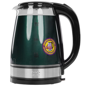 Изображение товара Электрочайник Goodhelper KPG-1811 зеленый с высокой мощностью 1800 Вт