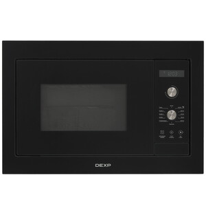 Изображение товара Встраиваемая микроволновая печь DEXP DBMW-25C900PPJ черный с грилем и дисплеем