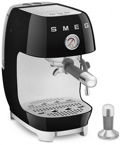 Изображение товара Рожковая кофеварка Smeg ECF03BLEU черный для эспрессо и капучино