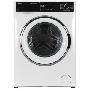 Изображение товара Современная стиральная машина Sharp ES814RW 8 кг, белая с цифровым дисплеем