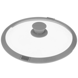 Изображение товара Крышка стеклянная Master House Белла 75547 24 см с силиконовым ободом для духовки и посуды