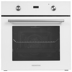 Изображение товара Электрический духовой шкаф RENOVA O90-6DWS3 белый 90 л с конвекцией и сенсорным управлением