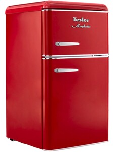 Изображение товара Холодильник компактный   Tesler RT-95 красный