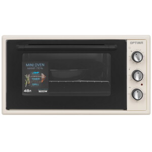 Изображение товара Мини-печь OPTIMA MO-48B 48л, электропечь, бежевый, 1600Вт