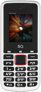 Изображение товара Сотовый телефон BQ 1846 One Power белый и красный мультимедийный мобильник