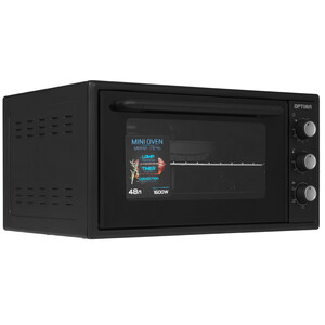 Изображение товара Мини-печь OPTIMA MO-48BLF электрическая 48 л черная с грилем и таймером