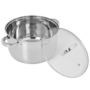 Изображение товара Кастрюля Appetite Rondy 6L 24 см с крышкой, серый