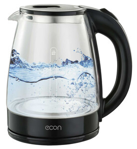 Изображение товара Электрочайник ECON ECO-1845KE черный 1.8 л с защитой от перегрева