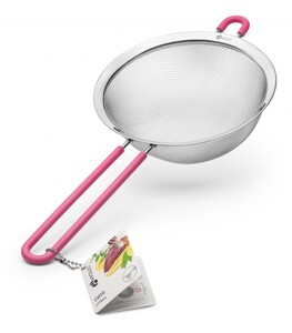 Изображение товара Сито APOLLO STO-18 Нержавеющая сталь, розовый/серый, 180x250 мм