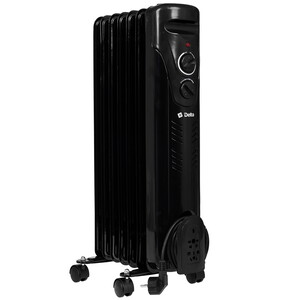 Изображение товара Масляный обогреватель DELTA D10-7 черный 1500 Вт автоматическая регулировка