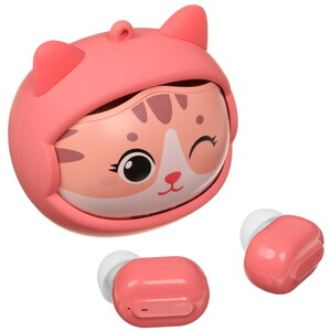 Изображение товара Детские беспроводные наушники Aimoto Pods v.Funpods розовые Bluetooth 5.3