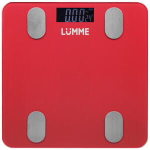 Изображение товара Диагностические весы Lumme LU-1334 красного цвета для измерения веса