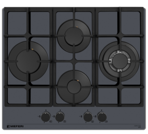 Изображение товара Газовая варочная поверхность Meferi MGH604GR GLASS ULTRA 4 конфорки стекло
